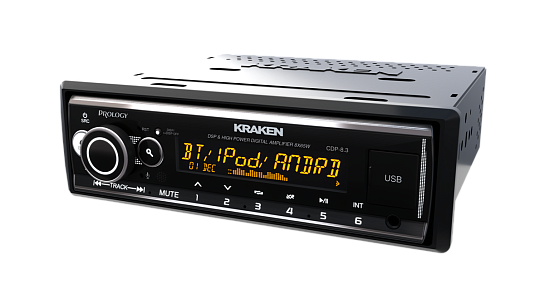 Prology CDP-8.3 KRAKEN FM/USB/BT Ресивер с DSP 6RCA