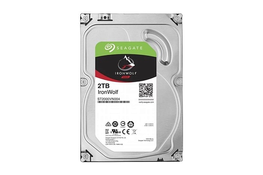 Жесткий диск HDD 2Tb SEAGATE Ironwolf, ST2000VN004
