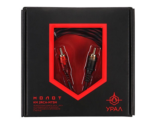 Межблочный кабель URAL КМ 2RCA MT5M