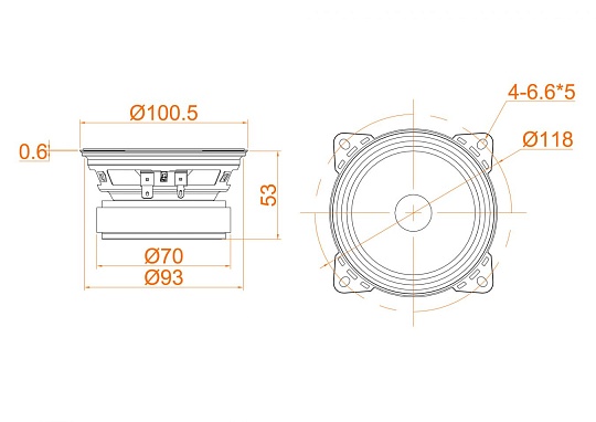 DL Audio Barracuda 100 Акустическая система 10 см (пара)
