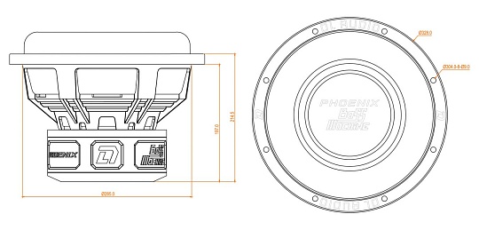 DL Audio Phoenix Bass Machine 12 Сабвуфер
