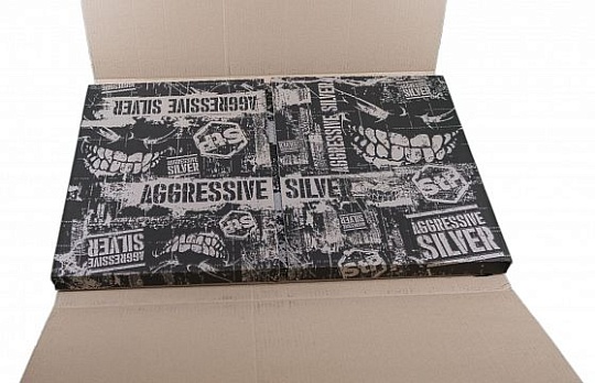 Вибродемпфирующий материал Aggressive Silver (0.75*0.47, 2 мм) | Цена указана за 1 лист