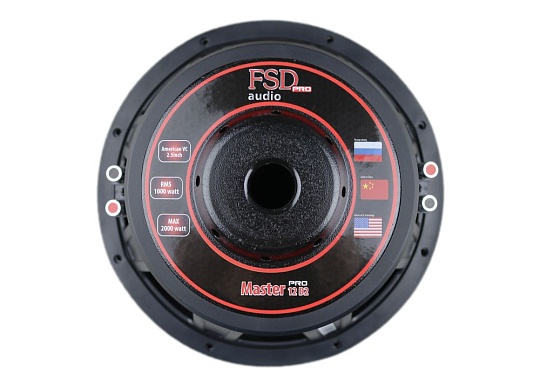 FSD audio MASTER 12D2 PRO Сабвуфер 12" 2+2Ом MAX 2000Вт