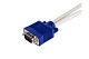 Кабель разветвитель VGA - 2VGA ATcom AT0800, 0.1 м, серый