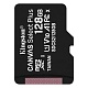 Карта памяти MicroSD 128Gb 10 Class Kingston Canvas Select Plus A1 (100Mb/s) без адаптера