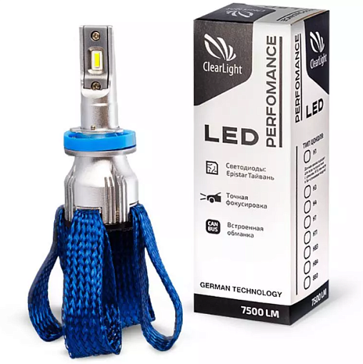 Лампа H7 6000 К Clearlight