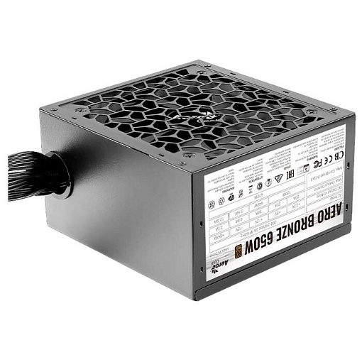Блок питания ATX 650Вт AEROCOOL AERO BRONZE, AERO BRONZE 650