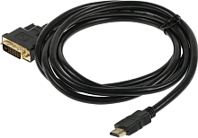 КАБЕЛЬ hdmi (M) dvi-d (M) 2M черный