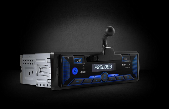 PROLOGY SMP-300 FM / USB ресивер с Bluetooth и магнитным держателем для смартфона