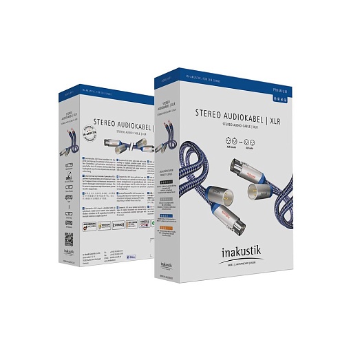 Кабель INAKUSTIK Premium Audio Cable, XLR, 0.75 m, 00405007