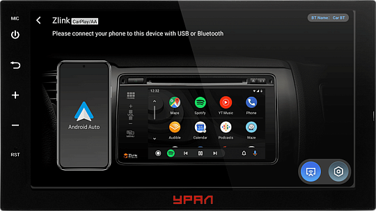 УРАЛ АМС ШТОРМ 71 Мультимедийная система 2Din Android 12 2+32Gb WiFi GPS