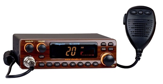 Радиостанция Megajet MJ-3031M TURBO 27 МГц 240 каналов (Си Би)