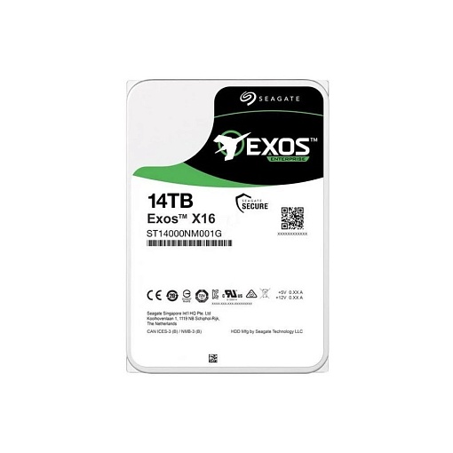 Жесткий диск HDD 14Tb SEAGATE Exos X16 512E, ST14000NM001G