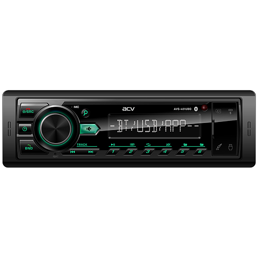 Автомобильный медиа-ресивер с Bluetooth USB, SD, AUX, USB Type-C ACV AVS-401UBG