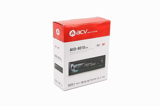 Магнитола ACV AVD-8010R DVD/FM/MP3/USB/SD 1DIN
