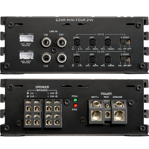 4-канальный усилитель ground zero GZHA Mini four 24V