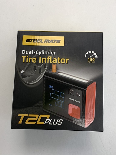 STEEL MATE T20 PLUS Компрессор двухпоршневой