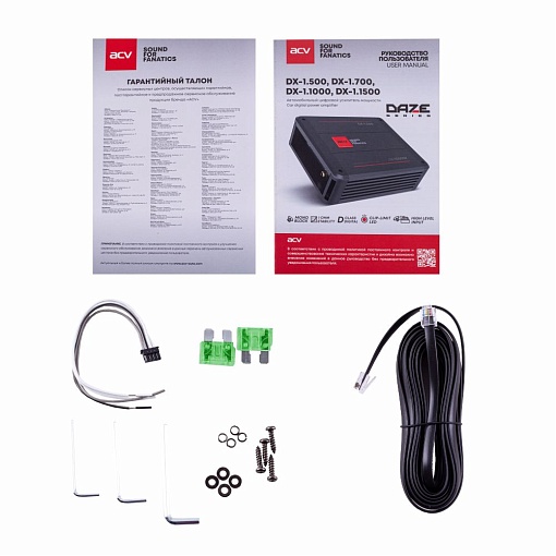 Цифровой усилитель 1х500 Вт ACV DX-1.500 V4