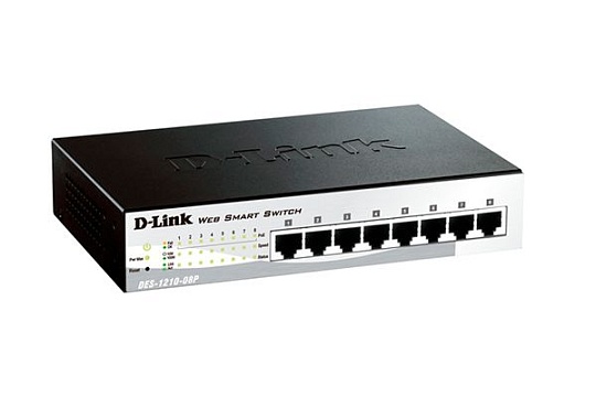 Коммутатор D-Link DES-1210-08P