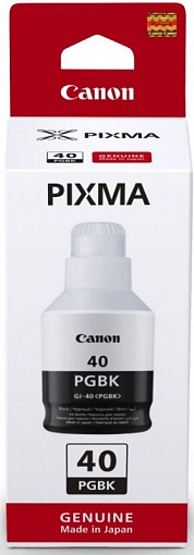 Картридж струйный CANON GI-40BK, 3385C001