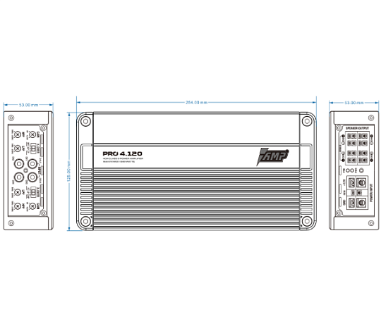 AMP PRO 4.120 Усилитель