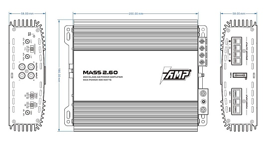 Усилитель AMP MASS 2.60(LAB) 2020 (6)