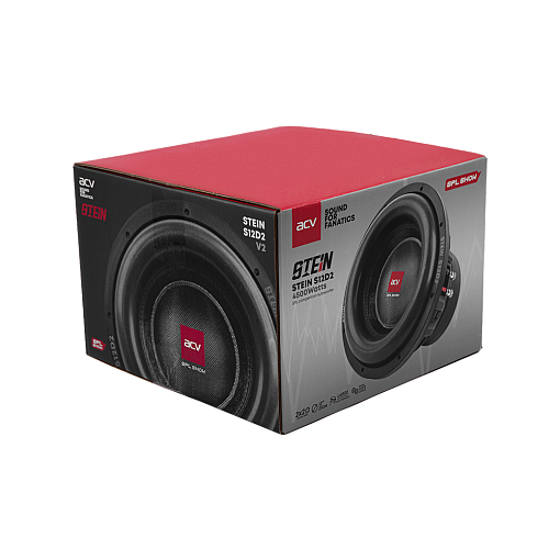 Сабвуфер SPL SHOW 1500 Вт RMS ACV STEIN S12D2 V2