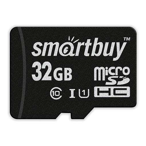 Карта памяти microSD 32Gb 10 class SmartBuy UHS-1 без адаптера