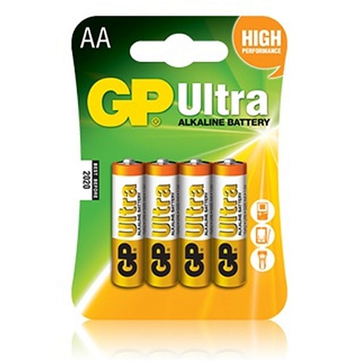 Батарейка GP Ultra Alkaline 15AU LR6 AA (4шт)