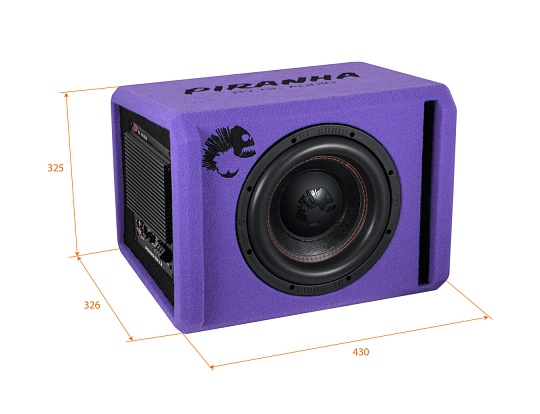 DL Audio Piranha 10A V2 Сабвуфер активный PURPLE
