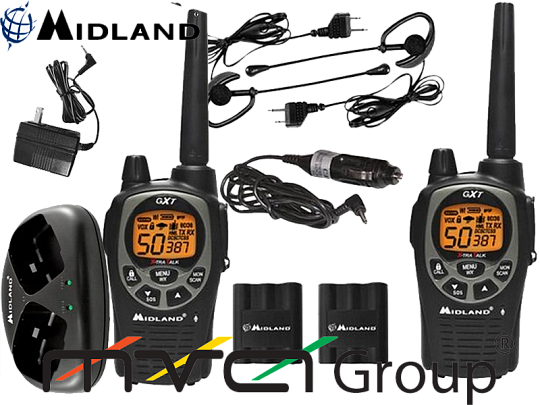 Радиостанция MIDLAND GTX-1000 к-т из 2-х радиостанций + з.у.