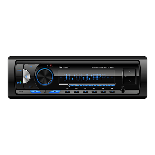 SWAT WX-509D 1-Din ресивер DSP 4*50Вт MP3 2*USB SD/BT