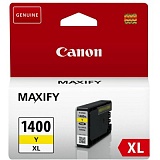 Картридж струйный CANON PGI-1400XLY, 9204B001