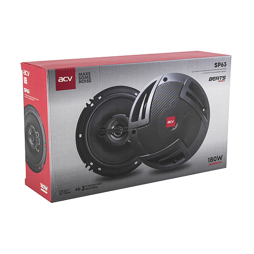 Коаксиальная акустика 6,5" 180 Вт ACV SP63