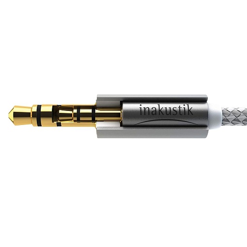 Кабель INAKUSTIK Premium Extension Audio Cable, 3m, 3.5mm jack<>3.5mm jack(F)+6,3 jack adapter, 0041