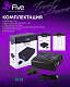 Усилитель FIVE LD-4.80 4*80Вт/4-3-2 канал/4-2 Ом/High-pass/Low-pass/BandPass/BassBoost/D class