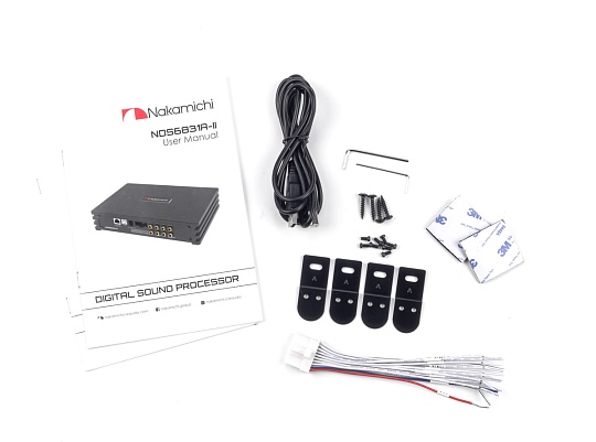 Nakamichi NDS6831A-II+DSP Power Cable Автомобильный процессор звука с кабелем 