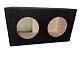 Короб под сабвуфер 2*10" 70л (ФИ/щель/35Hz) фанера карпет