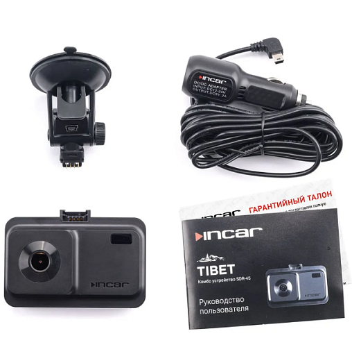 Incar SDR-45 Tibet Комбо-устройство GPS Радар-детектор Full HD WIFI 2.3"