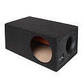 Короб под сабвуфер 12" (стандарт) с трубой (черный) (К.3.28)