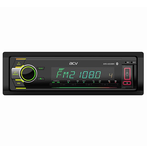 ACV AVS-402UBM Автомобильный медиа-ресивер с Bluetooth USB, SD, USB Type-C