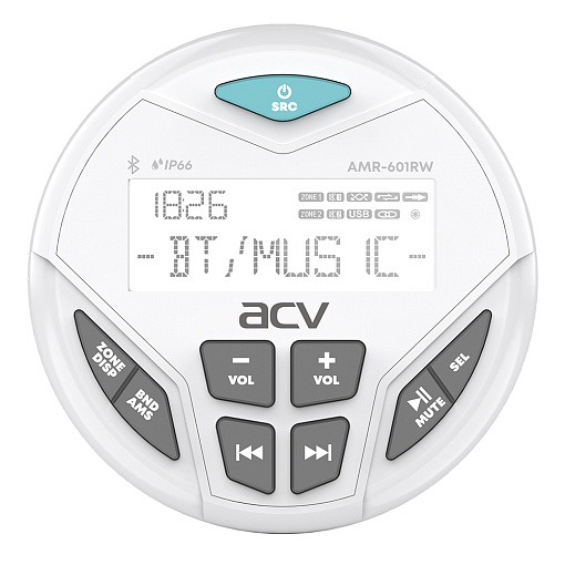 Морской MP3/USB ресивер ACV AMR-601RW