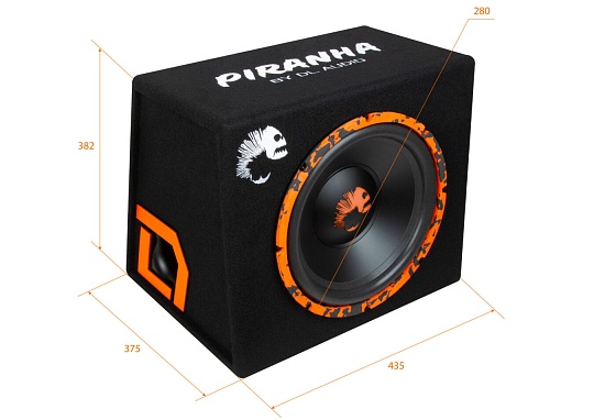 DL Audio Piranha 12A SE 2.1 Активный сабвуфер