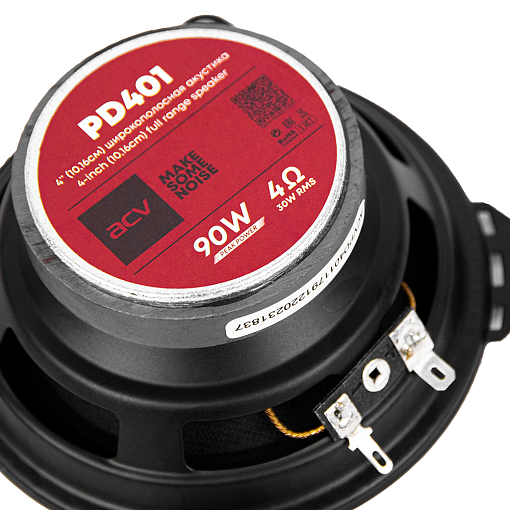 ACV BEATS PD-401 акустика 10см/Широкополосная/90Вт/Бумага