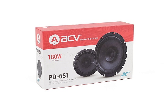 ACV BEATS PD-651 акустика 16.5см/широкополосная/180Вт/Бумага