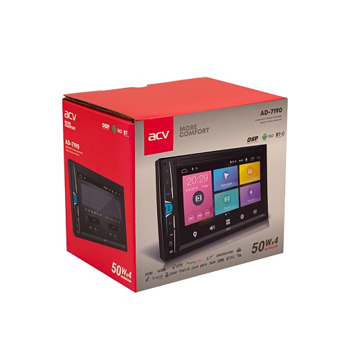 Универсальная автомобильная мультимедийная система на Android ACV AD-7190