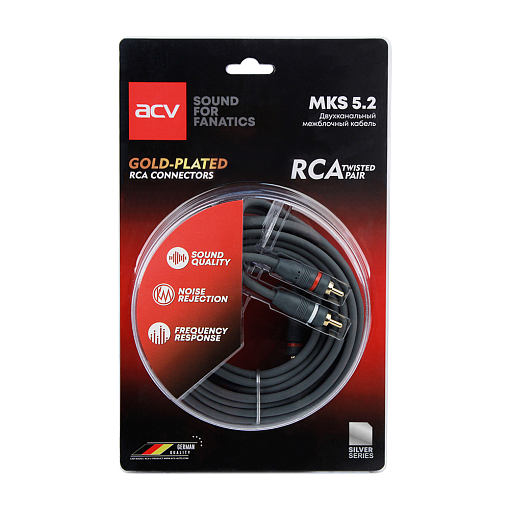 Межблочный кабель серии Silver 5 м 2х2 ACV MKS5.2