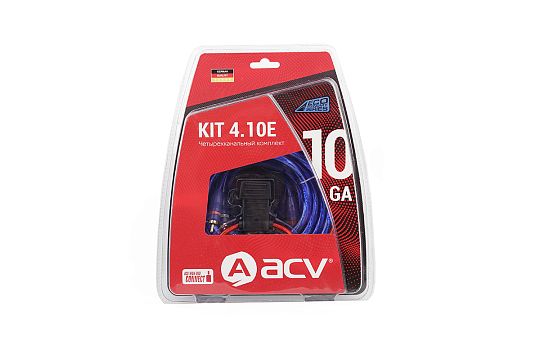 Комплект проводов для подключения 4 канального усилителя ACV 21-KIT4-4 4AWG PRO