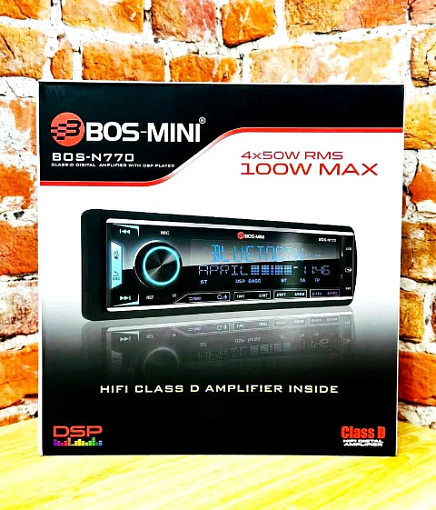 BOS-MINI BOS-N771 DSP Автомагнитола 1-Din