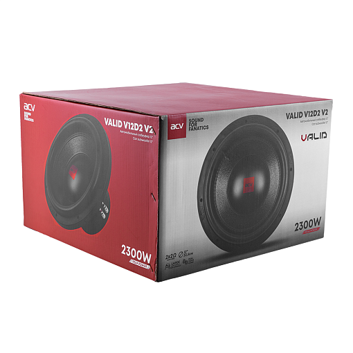 Сабвуфер 2300 Вт 12" ACV VALID V12D2 V2